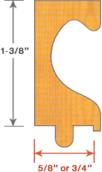 C Profile Finger Pulls Specifications