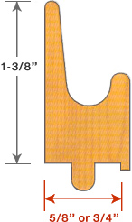 J Profile Finger Pulls Specifications